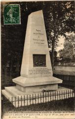 Abbeville Monument du Chevalier de la Barre à Abbeville