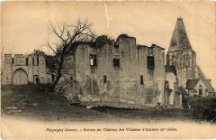 Picquigny Ruines du Chateau des Vidames d'Amiens à Amiens