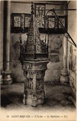 St Riquier Eglise le Baptistere