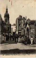 Amiens le marche Lenselles et le Beffroi à Amiens