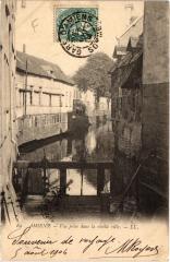 Amiens vue prise dans la vieille ville à Amiens