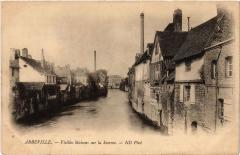 Abbeville vieilles maison sur la Somme à Abbeville
