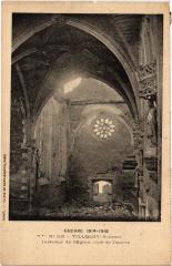 Tilloloy interieur de l'eglise à Tilloloy