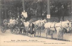 Rouen - Fetes Normandes 1909 - Mlle Augustine Orlhac à Rouen