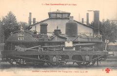 Train - Les Locomotives (Cie De L'Est) - Machine Crampton - Service Voyageur