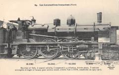 Train - Les Locomotives Francaises (Nord) - Machine N°3267 A Vapeur