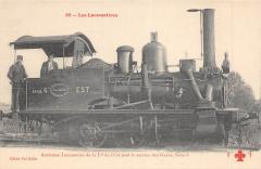 Train - Les Locomotives - Ancienne Locomotive De Cie de l'Est Service Gares