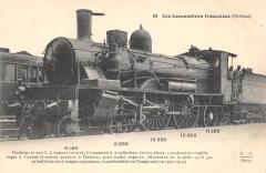 Train - Les Locomotives Francaises (Orleans) - Machine N°220c A Vapeur