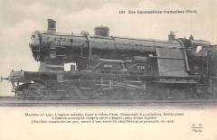 Train - Les Locomotives Francaises (Nord) - Machine N°2741 A Vapeur