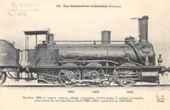 Train - Les Locomotives Francaises (Orleans) - Machine N°2989 A Vapeur