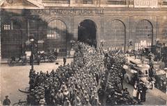 Lille - Carte Photo - Nordbahnhof - Franzosen Durch Lille - Prisonniers -
																					59160 Lille
																			