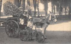 Toulouse - Carte Photo - Enfants Avec Attelage - Certanement Grand Rond -
																					31300 Toulouse
																			