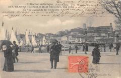 Cannes - Le Port - Vue Prise Du Bd De La Croisette à Cannes