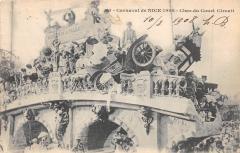 Carnaval De Nice 1908 - Char Du Court Circuit -
													06 Alpes Maritimes
												