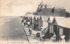 Cayeux Sur Mer - La Plage Et Les Cabines -
																					80410 Cayeux-sur-Mer
																			