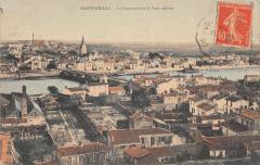 Saint Gilles - Le Panorama Et Le Pont Reliant -
													85 Vendée
												