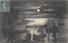 Croix De Vie - Le Port Au Clair De Lune -
													85 Vendée
												