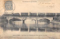 Velluire - Le Pont Du Chemin De Fer Sur La Vendee - Train -
													85 Vendée
												