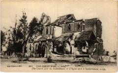Eglise apres le bombardement