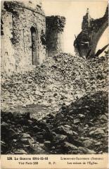 Lihons les ruines de l'eglise -
																					80320 Lihons
																			