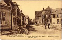 Harbonnieres maisons bombardees -
													80 Somme
												