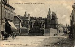 Corbie le chateau et Rue Faidherbe à Corbie