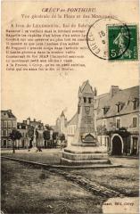 Crecy vue generale de la place