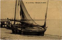 Le Crotoy Barques de peche au Crotoy