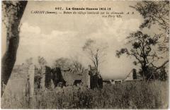 Carnoy Ruines du village -
													80 Somme
												