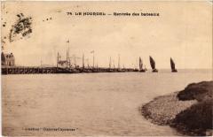 Le Hourdel Rentree des bateaux -
													80 Somme
												