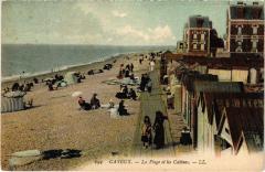 Cayeux la plage et les cabines