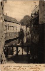 Amiens vue prise dans la vieille ville à Amiens