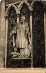 Amiens la cathedrale Statue Saint-Vincent à Amiens