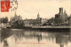 Amiens vue prise du Port d'Aval à Amiens