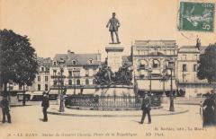 Le Mans - Statue Chanzy - Place De La Republique -
																					72100 Le Mans
																			