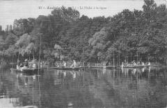 Andresy - La Peche A La Ligne - cpa toilée -
																					78570 Andrésy
																			