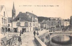 Pont Aven - Le Pont Et Rue De L'Eglise -
																					29930 Pont-Aven
																			