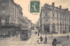 Le Mans - La Rue Gambetta - Tramway -
																					72100 Le Mans
																			