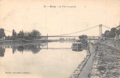 Gray - Le Pont Suspendu à Gray