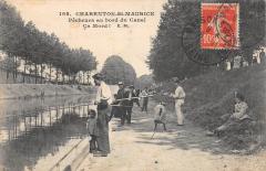 Charenton Saint Maurice - Pecheurs Au Bord Du Canal - Ca MORD! -
																					94410 Saint-Maurice
																			