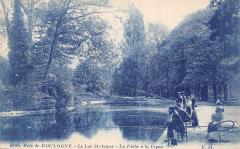 Bois De Boulogne - Le Lac Saint-James - La Peche A La Ligne