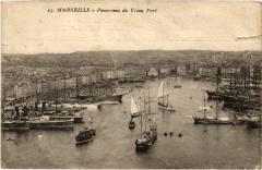 Marseille panorama du vieux port à Marseille
