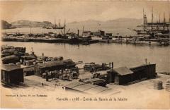 Marseille entree du Bassin de la Joliette à Marseille