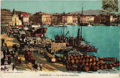 Marseille un coin du vieux port à Marseille