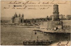 Marseille la Cathedrale et Fort Saint-Jean à Marseille