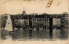 Marseille le vieux port Quartier des Accoules à Marseille