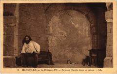 Marseille Chateau d'If Edmond Dantes dans sa prison à Marseille