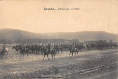 Epinal - 4e Chasseurs - Le Defile - cpa rare à Épinal