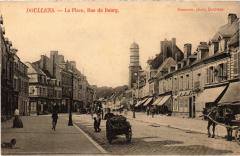 Doullens la place Rue du Bourg à Doullens