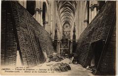 Amiens interieur de la cathedrale à Amiens